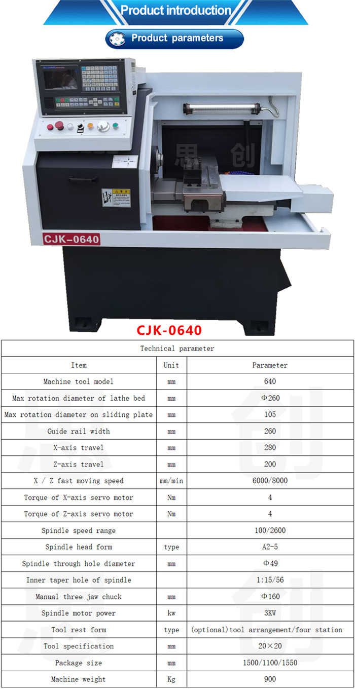 mini CNC lathe