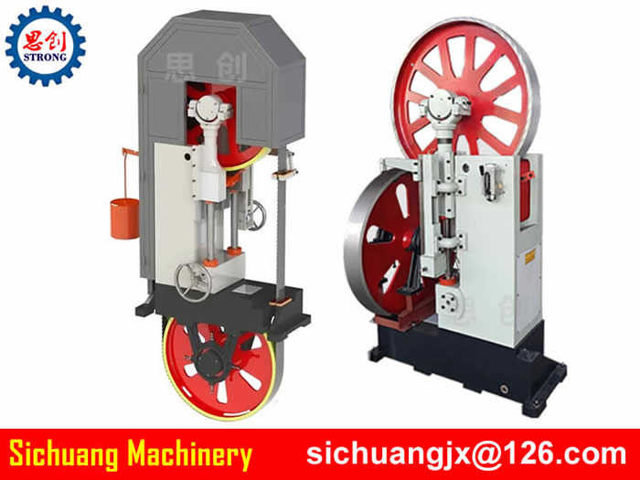 Electric Wood Vertical Band Saw Mill Log Cutting Machine