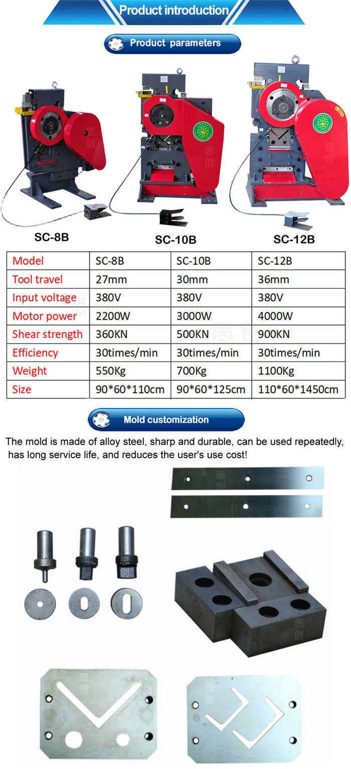 combined punching and shearing machine