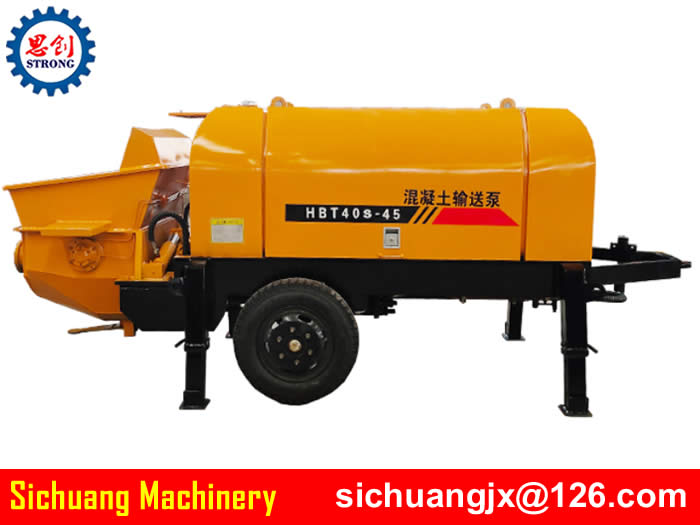 Mini Trailer Electric Diesel Concrete Pump Made In China