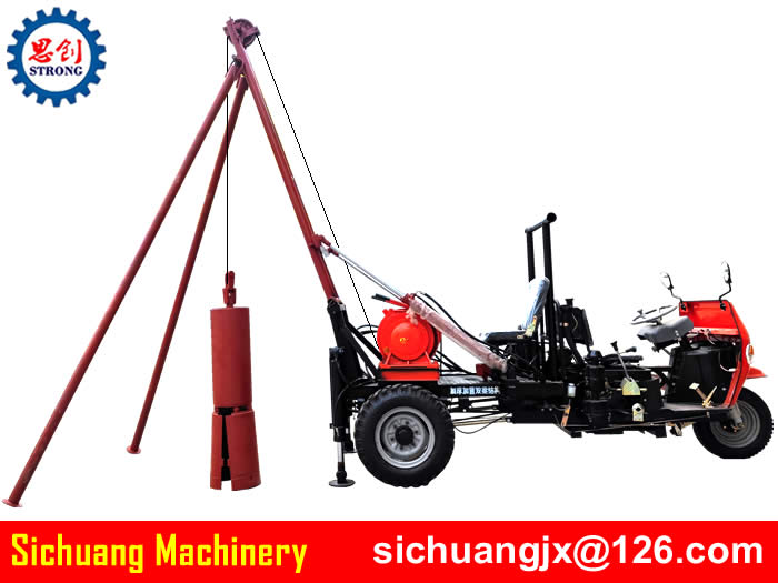 Diesel Tricycle Hydraulic Pile Driver Made In China
