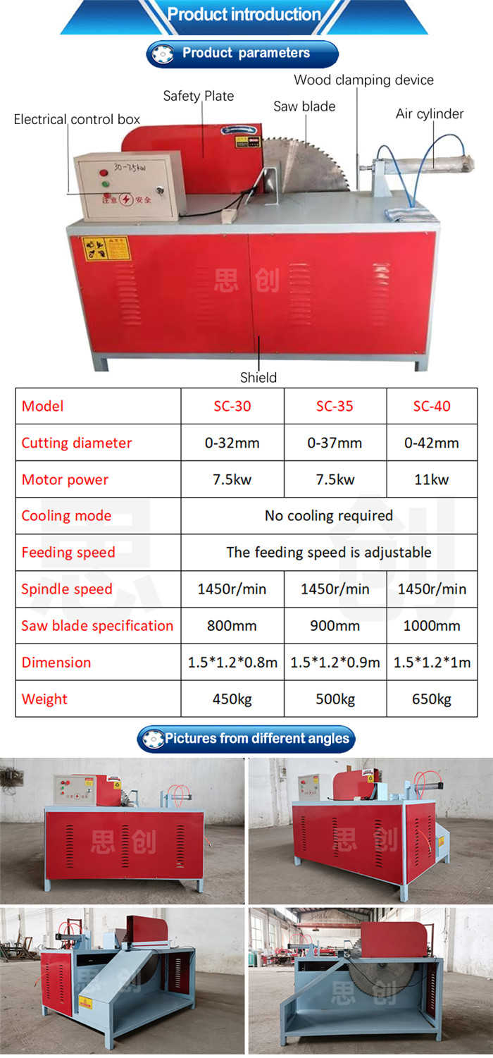 log cut off saw