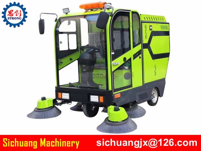 Industrial Electric Road Sweeper For Cleaning Floor Street