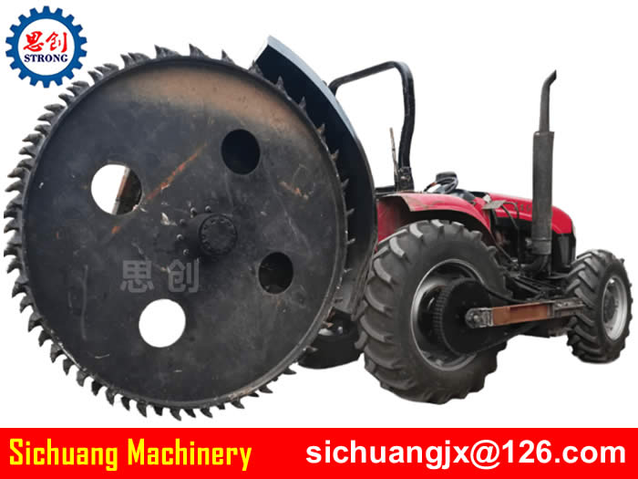 Wheel Trencher And Disc Ditching Machine Driven By Tractor