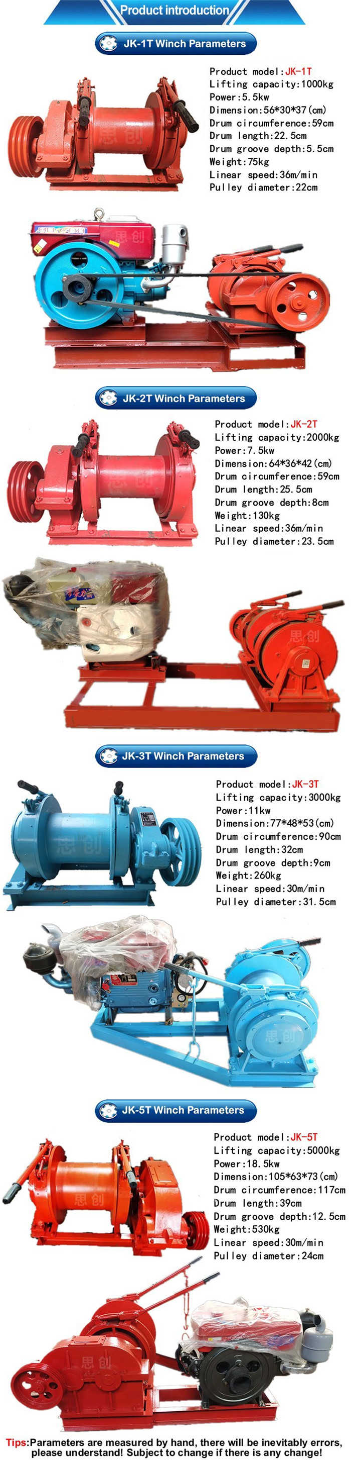 diesel winch