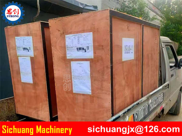 Two chicken chop machines are exported to the USA
